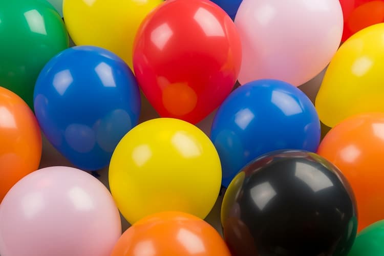 Multiple Colored Balloons